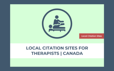 Local Citation Sites for Therapists | Canada