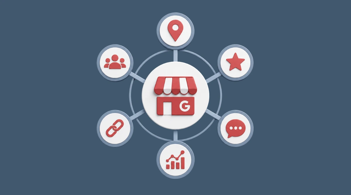 Google Business Profile connected with local SEO signals
